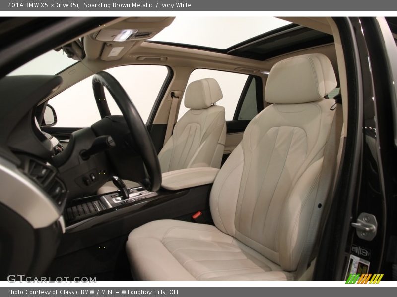 Sparkling Brown Metallic / Ivory White 2014 BMW X5 xDrive35i