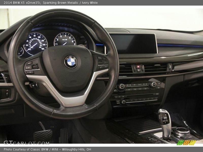 Sparkling Brown Metallic / Ivory White 2014 BMW X5 xDrive35i