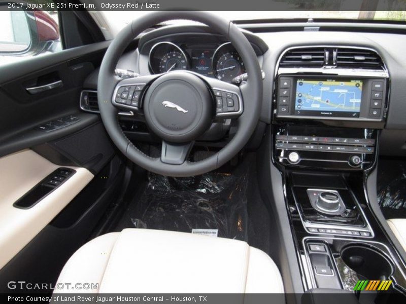 Dashboard of 2017 XE 25t Premium