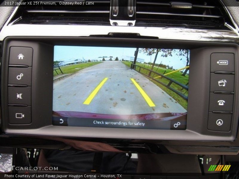 Odyssey Red / Latte 2017 Jaguar XE 25t Premium