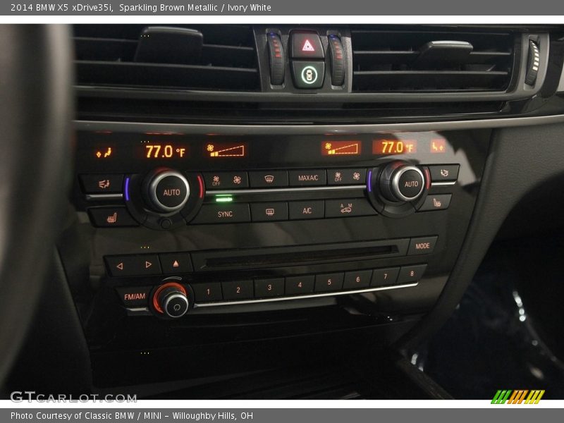 Sparkling Brown Metallic / Ivory White 2014 BMW X5 xDrive35i