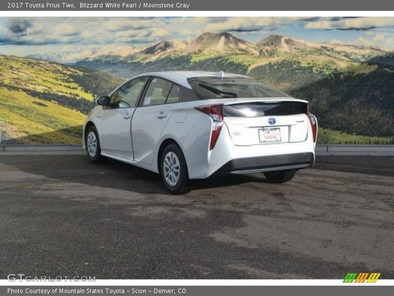 Blizzard White Pearl / Moonstone Gray 2017 Toyota Prius Two