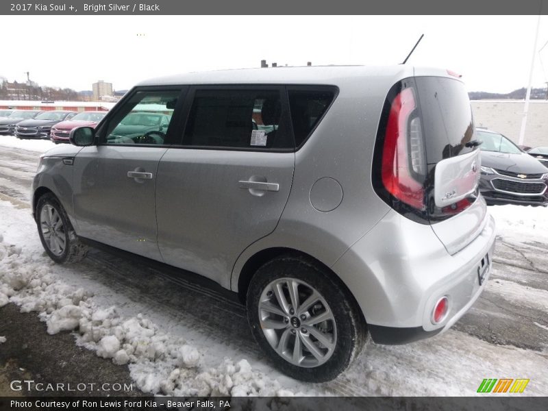 Bright Silver / Black 2017 Kia Soul +