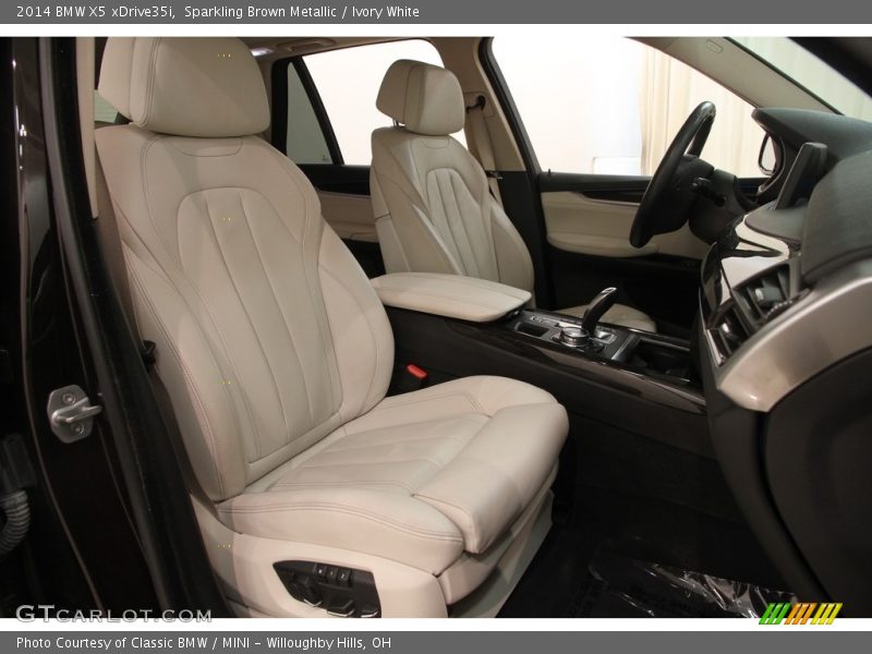 Sparkling Brown Metallic / Ivory White 2014 BMW X5 xDrive35i