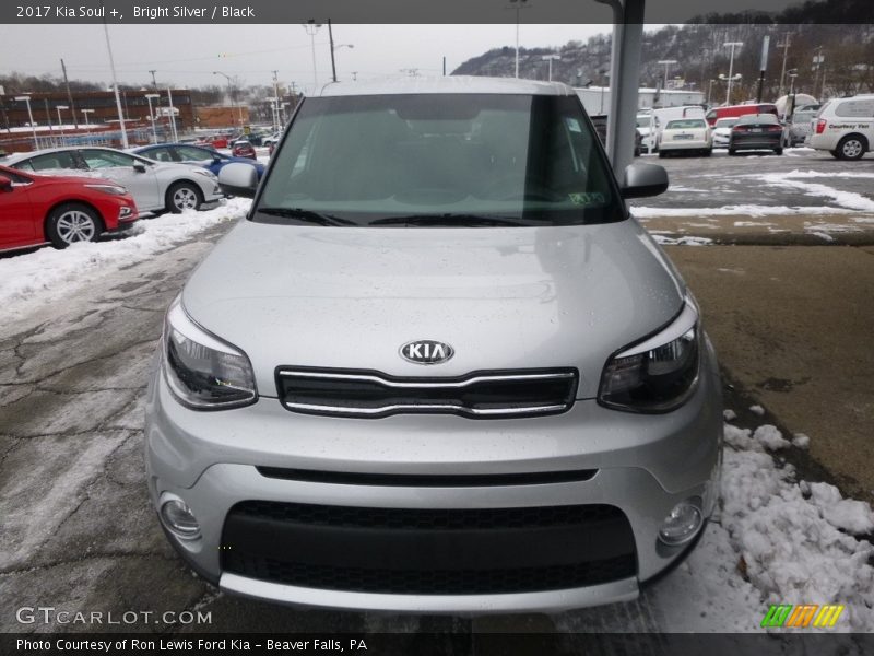 Bright Silver / Black 2017 Kia Soul +