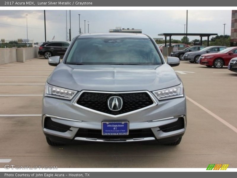 Lunar Silver Metallic / Graystone 2017 Acura MDX