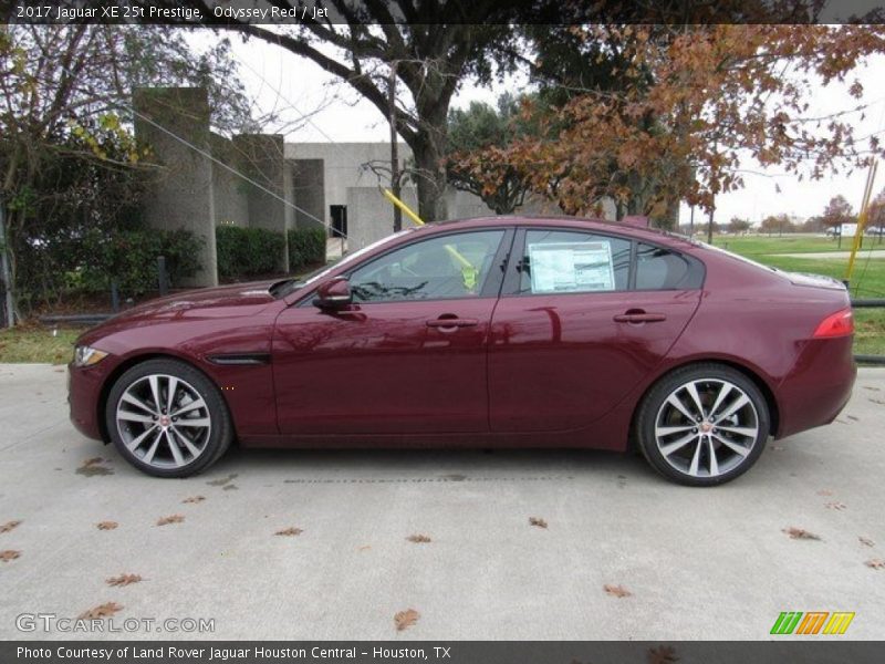 Odyssey Red / Jet 2017 Jaguar XE 25t Prestige