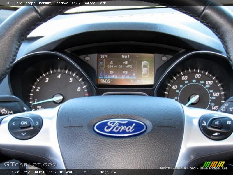 Shadow Black / Charcoal Black 2016 Ford Escape Titanium