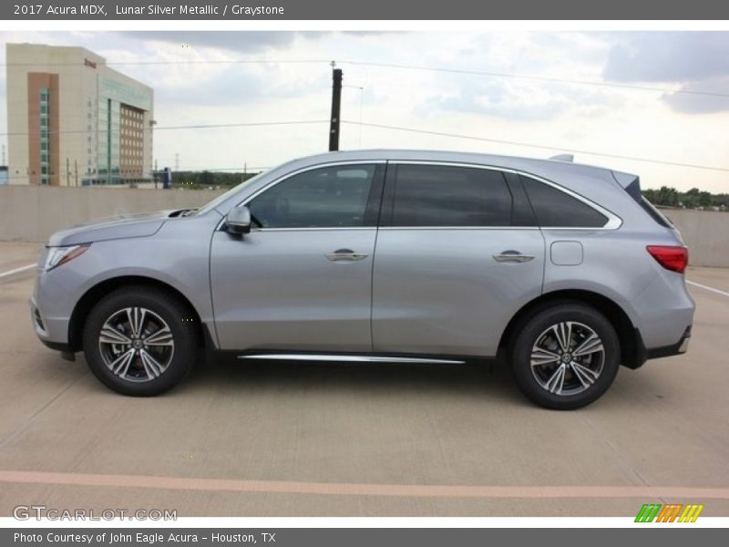 Lunar Silver Metallic / Graystone 2017 Acura MDX
