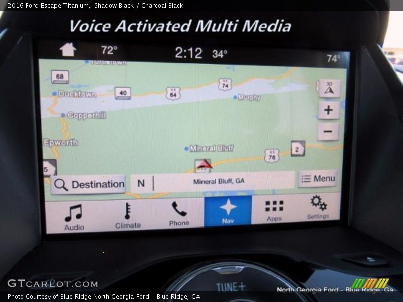 Shadow Black / Charcoal Black 2016 Ford Escape Titanium