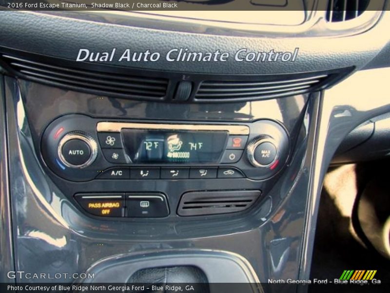 Shadow Black / Charcoal Black 2016 Ford Escape Titanium