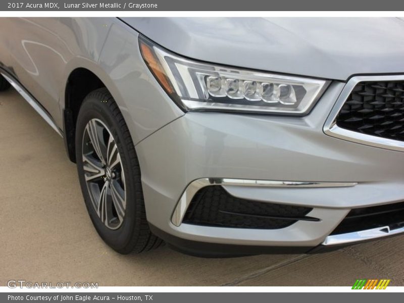 Lunar Silver Metallic / Graystone 2017 Acura MDX