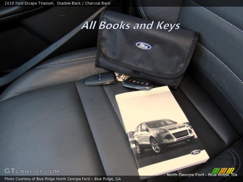 Shadow Black / Charcoal Black 2016 Ford Escape Titanium