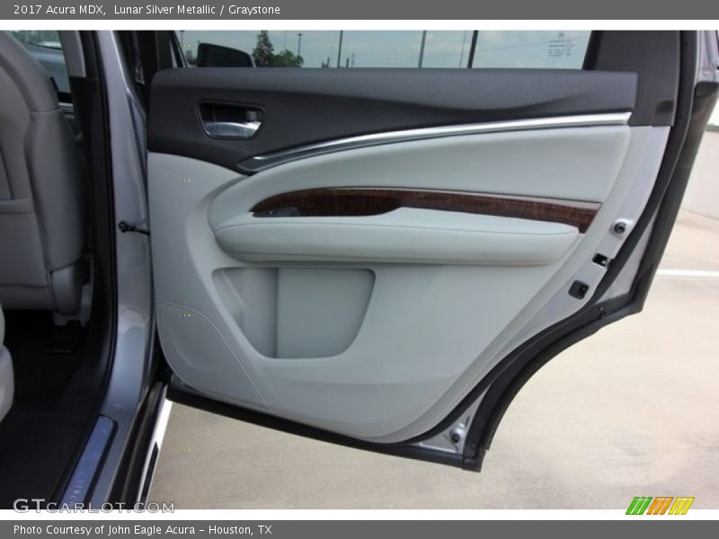 Lunar Silver Metallic / Graystone 2017 Acura MDX