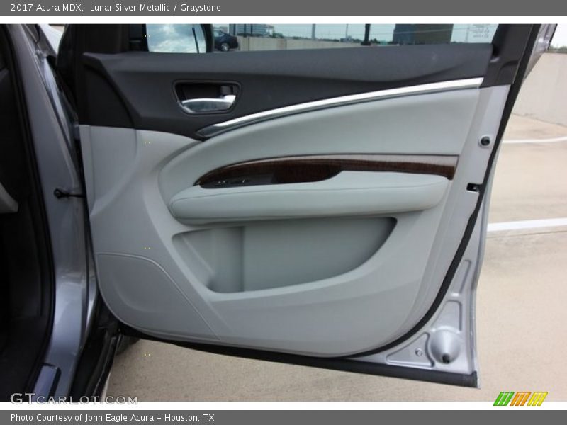 Lunar Silver Metallic / Graystone 2017 Acura MDX