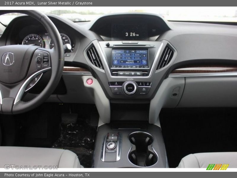 Lunar Silver Metallic / Graystone 2017 Acura MDX