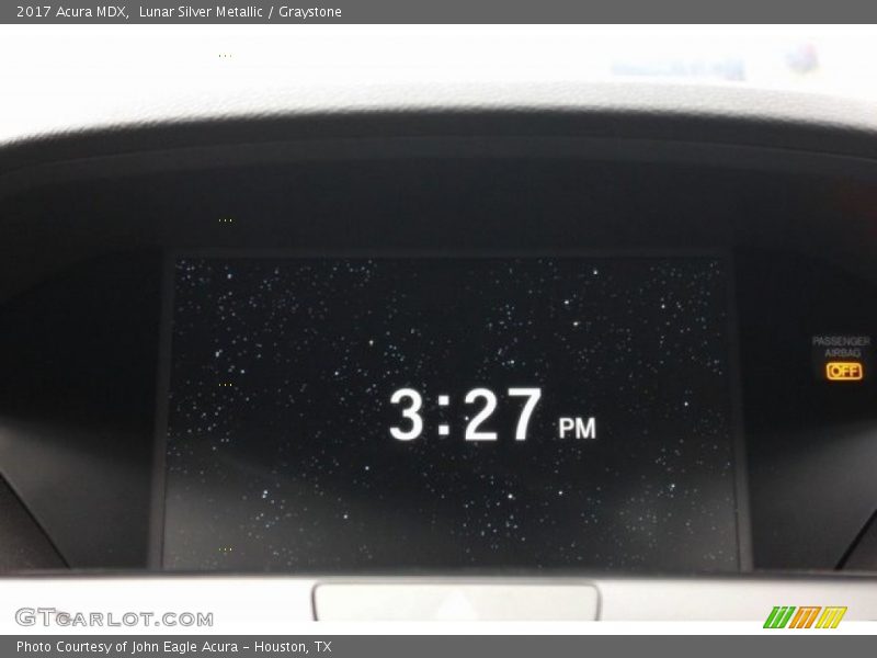 Lunar Silver Metallic / Graystone 2017 Acura MDX