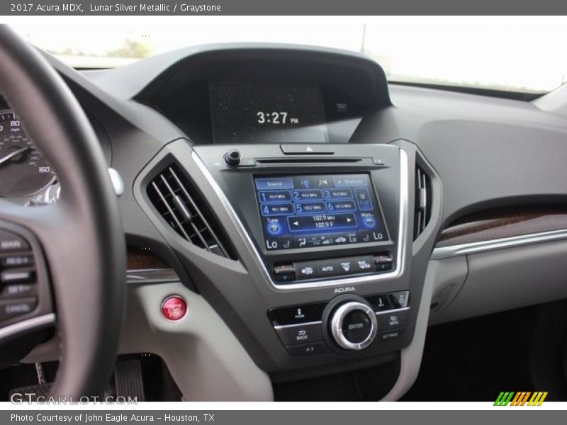 Lunar Silver Metallic / Graystone 2017 Acura MDX