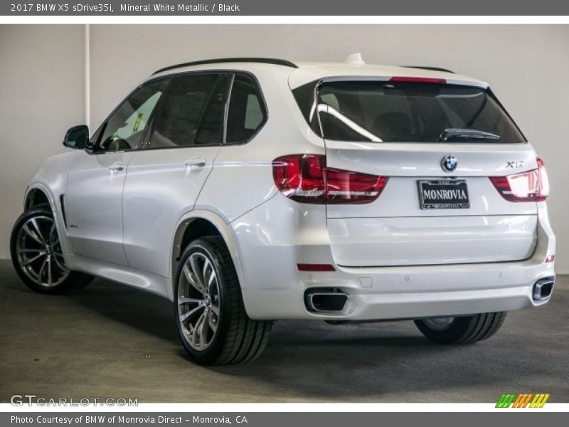 Mineral White Metallic / Black 2017 BMW X5 sDrive35i