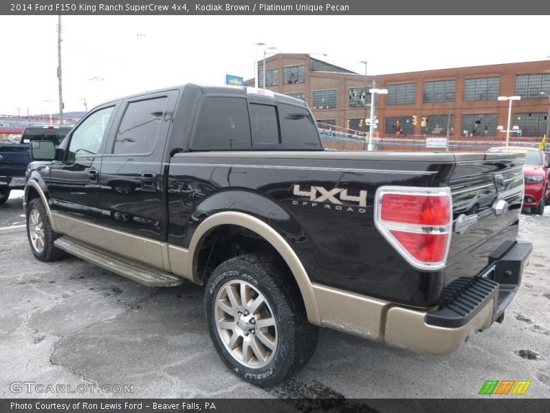 Kodiak Brown / Platinum Unique Pecan 2014 Ford F150 King Ranch SuperCrew 4x4