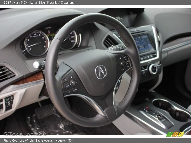 Lunar Silver Metallic / Graystone 2017 Acura MDX