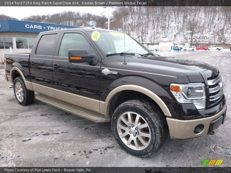 Kodiak Brown / Platinum Unique Pecan 2014 Ford F150 King Ranch SuperCrew 4x4