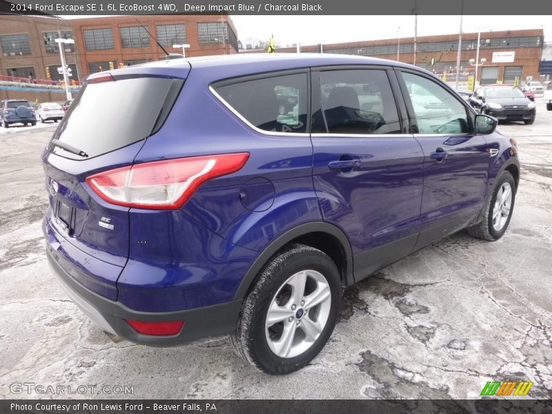 Deep Impact Blue / Charcoal Black 2014 Ford Escape SE 1.6L EcoBoost 4WD