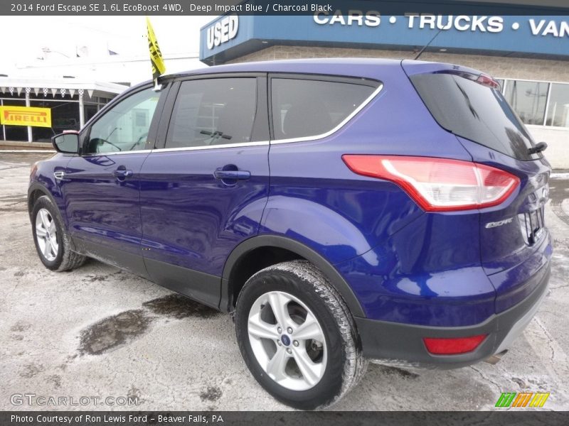 Deep Impact Blue / Charcoal Black 2014 Ford Escape SE 1.6L EcoBoost 4WD