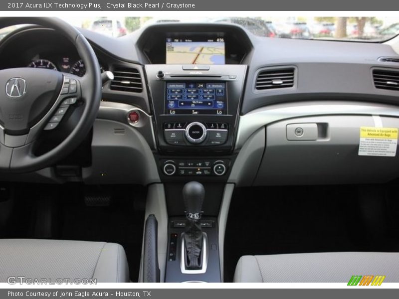 Crystal Black Pearl / Graystone 2017 Acura ILX Technology Plus
