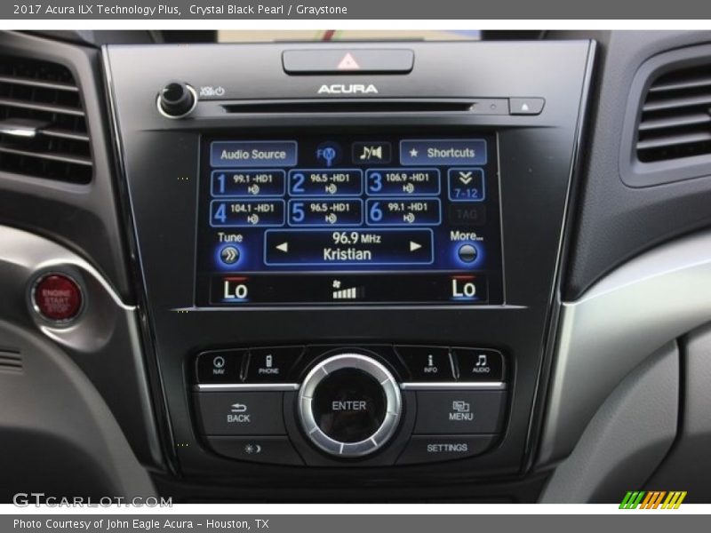 Crystal Black Pearl / Graystone 2017 Acura ILX Technology Plus