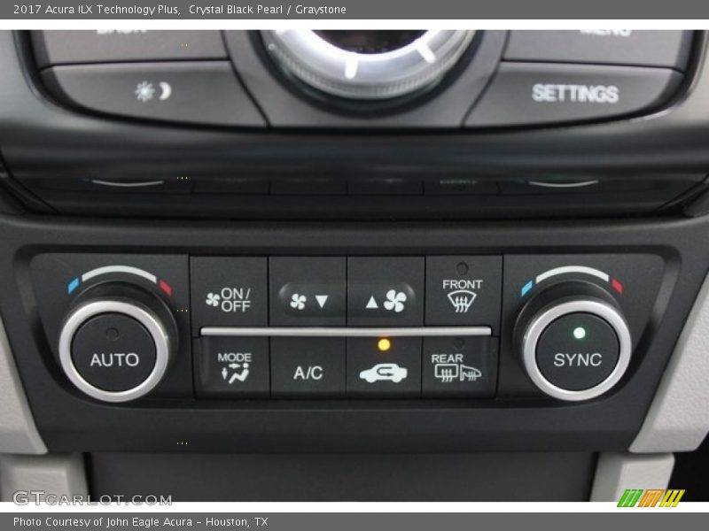 Crystal Black Pearl / Graystone 2017 Acura ILX Technology Plus