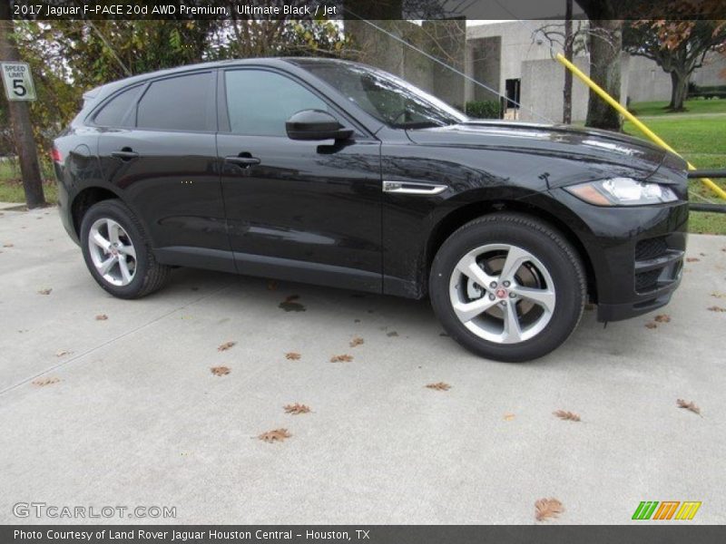 Ultimate Black / Jet 2017 Jaguar F-PACE 20d AWD Premium