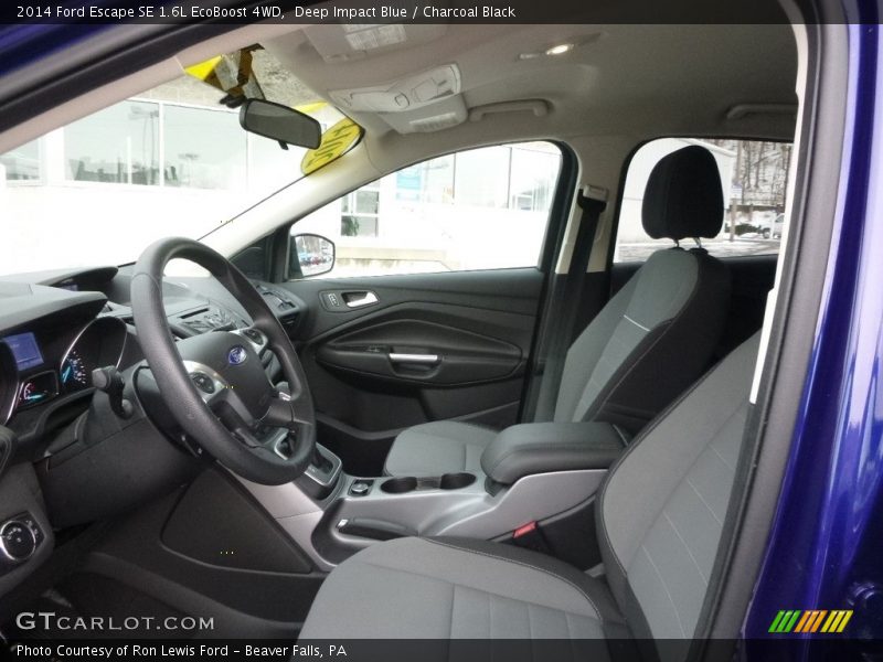 Deep Impact Blue / Charcoal Black 2014 Ford Escape SE 1.6L EcoBoost 4WD