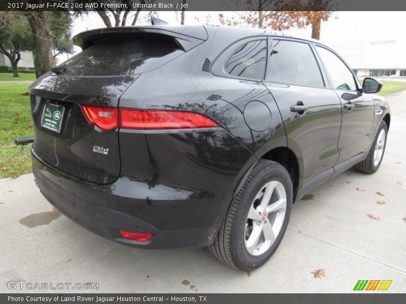 Ultimate Black / Jet 2017 Jaguar F-PACE 20d AWD Premium
