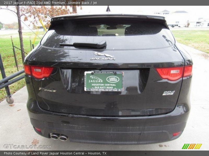 Ultimate Black / Jet 2017 Jaguar F-PACE 20d AWD Premium