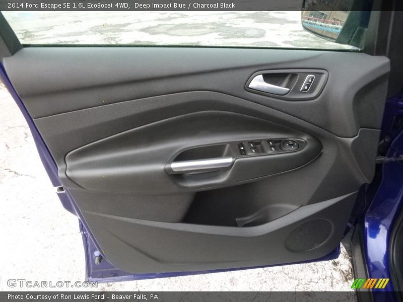Deep Impact Blue / Charcoal Black 2014 Ford Escape SE 1.6L EcoBoost 4WD
