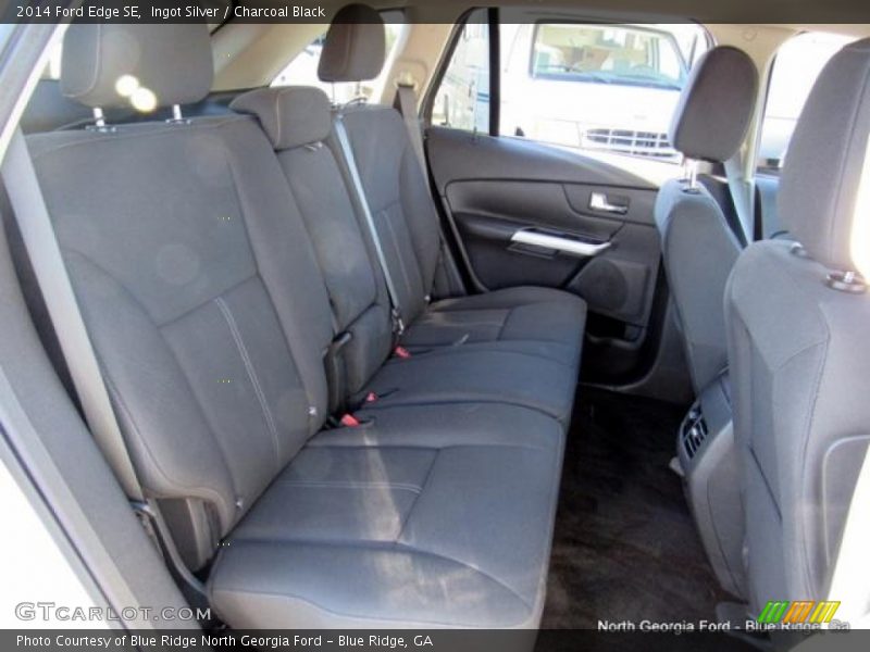 Ingot Silver / Charcoal Black 2014 Ford Edge SE