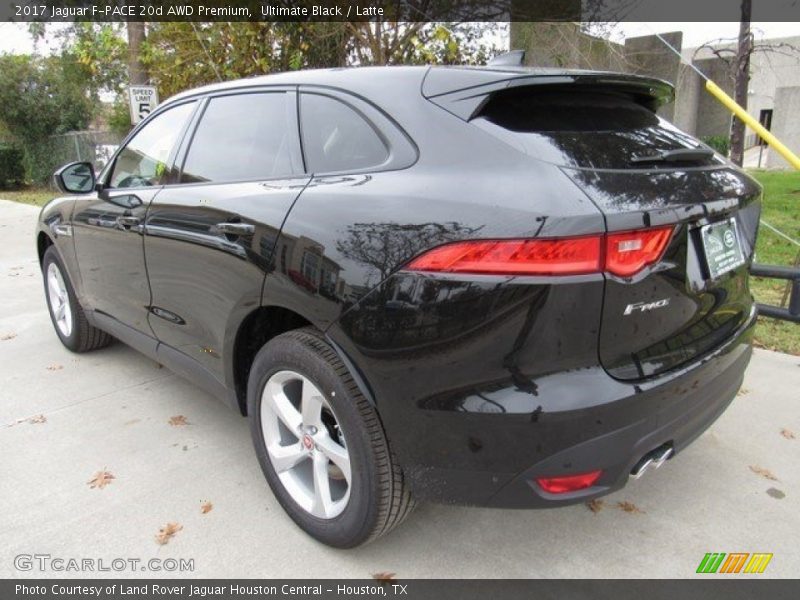 Ultimate Black / Latte 2017 Jaguar F-PACE 20d AWD Premium