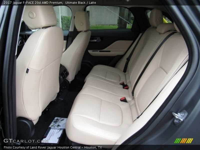 Ultimate Black / Latte 2017 Jaguar F-PACE 20d AWD Premium