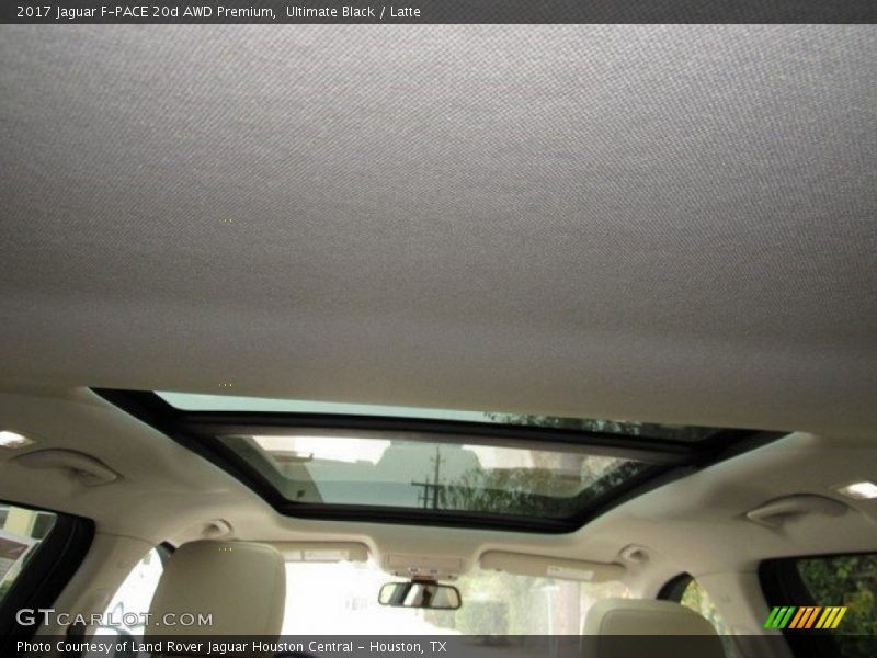Ultimate Black / Latte 2017 Jaguar F-PACE 20d AWD Premium