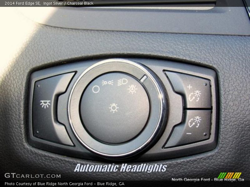 Ingot Silver / Charcoal Black 2014 Ford Edge SE