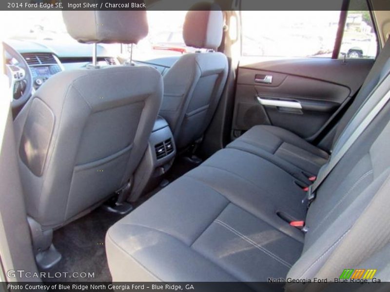 Ingot Silver / Charcoal Black 2014 Ford Edge SE