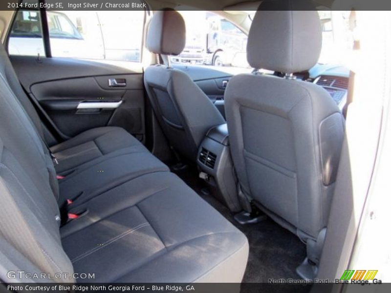 Ingot Silver / Charcoal Black 2014 Ford Edge SE