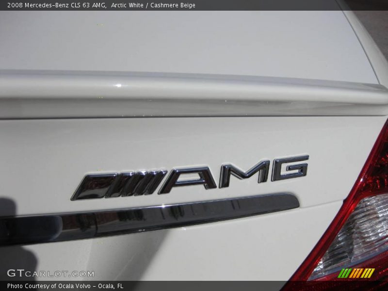 Arctic White / Cashmere Beige 2008 Mercedes-Benz CLS 63 AMG