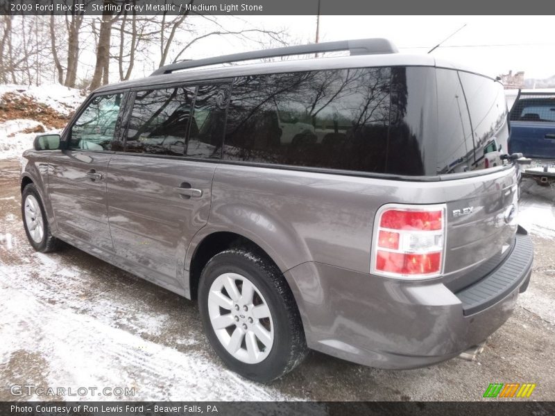 Sterling Grey Metallic / Medium Light Stone 2009 Ford Flex SE