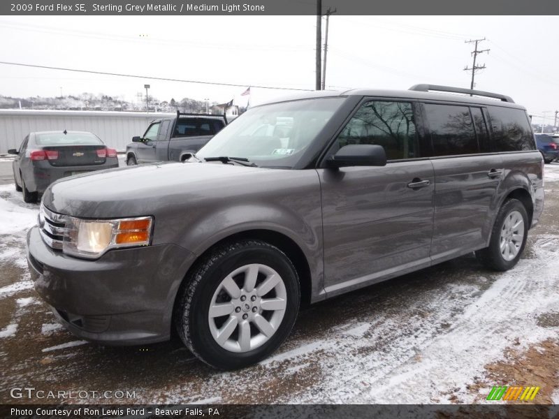 Sterling Grey Metallic / Medium Light Stone 2009 Ford Flex SE
