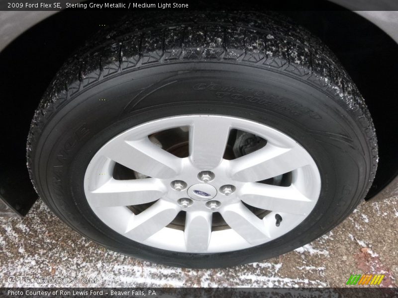 Sterling Grey Metallic / Medium Light Stone 2009 Ford Flex SE
