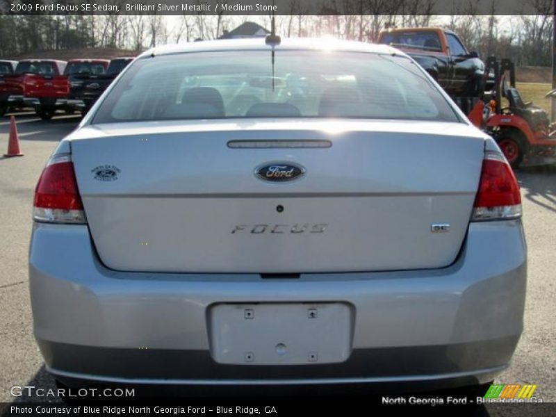 Brilliant Silver Metallic / Medium Stone 2009 Ford Focus SE Sedan