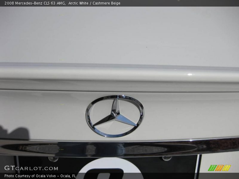 Arctic White / Cashmere Beige 2008 Mercedes-Benz CLS 63 AMG