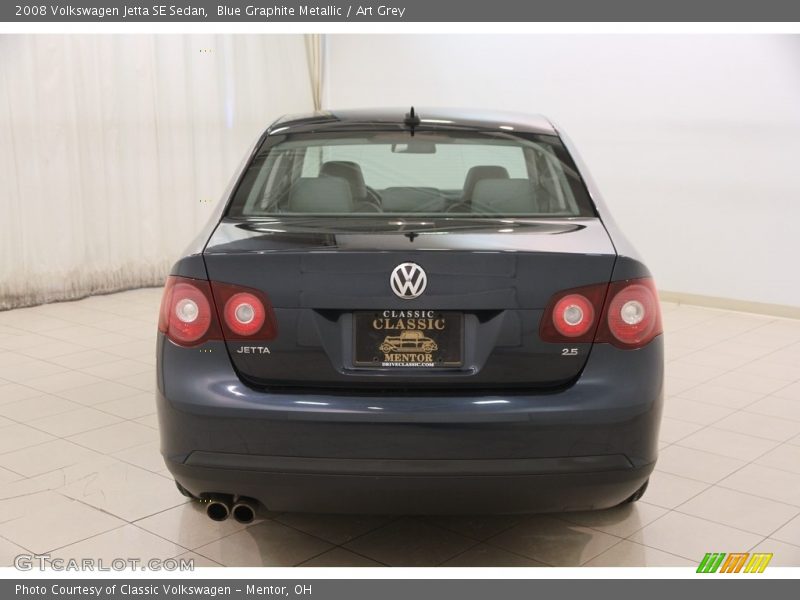 Blue Graphite Metallic / Art Grey 2008 Volkswagen Jetta SE Sedan